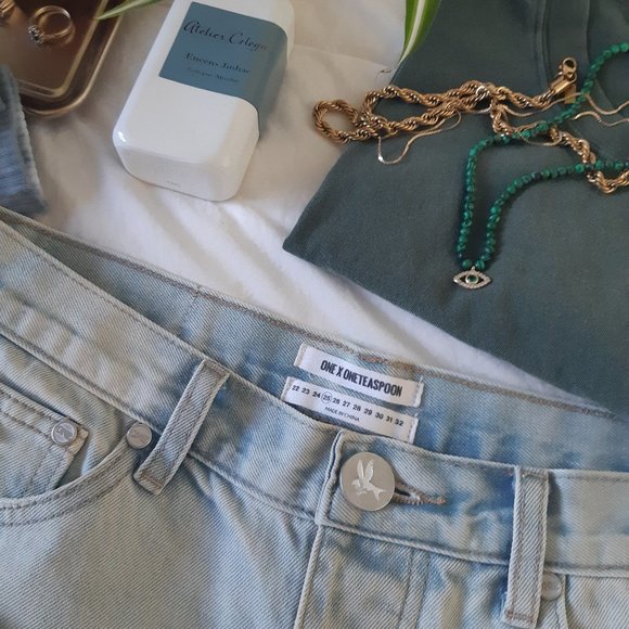 One Teaspoon Bandits Denim Cut-Off Shorts - Picture 7 of 7